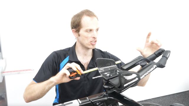 Clip on aerobar aerodynamic testing for time trial/triathlon